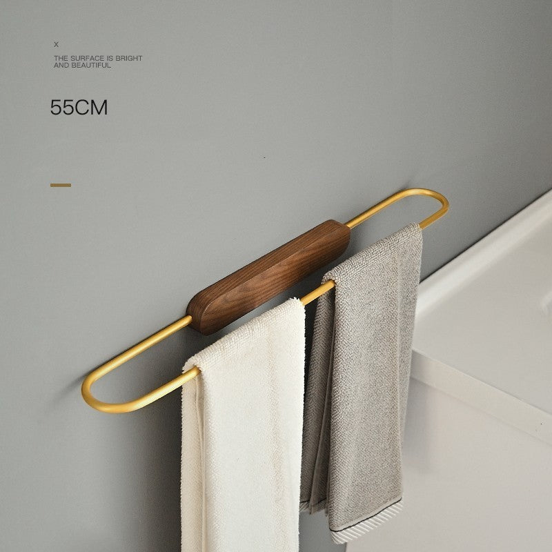 Light Luxury Bathroom Towel Hanging Rack